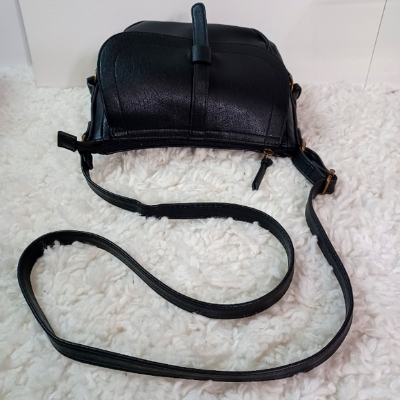 Bueno, Crossbody Flap Closure Bag, Color: Black - Picture 4 of 14